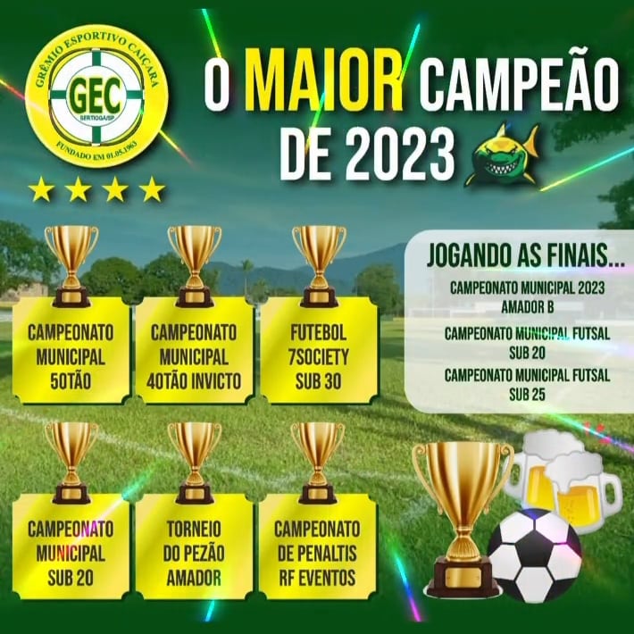GREMIO O MAIOR CAMPEÃO DE 2023